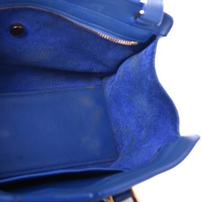 Saint Laurent Calfskin Monogram Baby Cabas Blue Majorelle 15 of 21