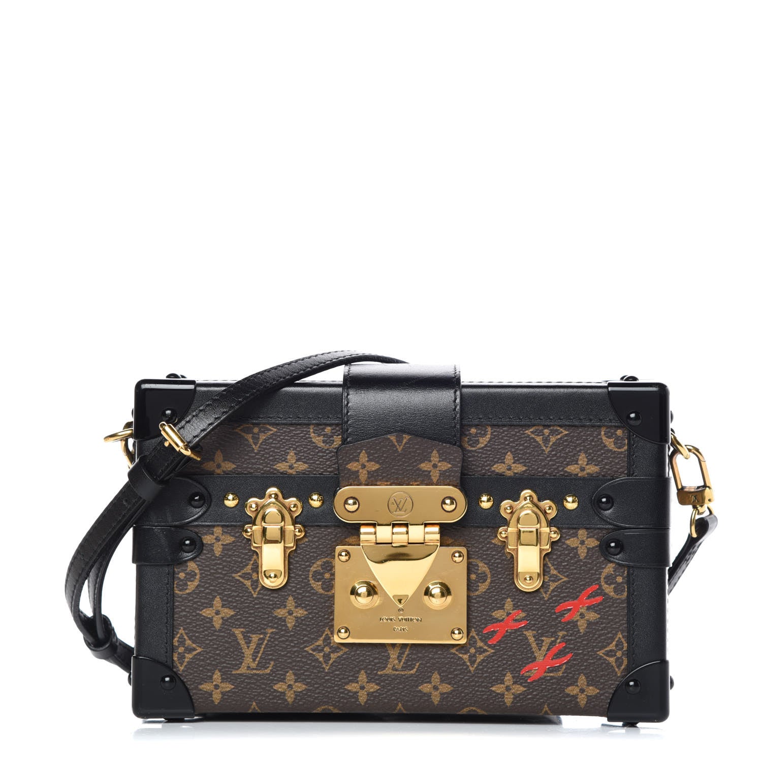 Louis Vuitton Monogram Petite Malle Black 1 of 9