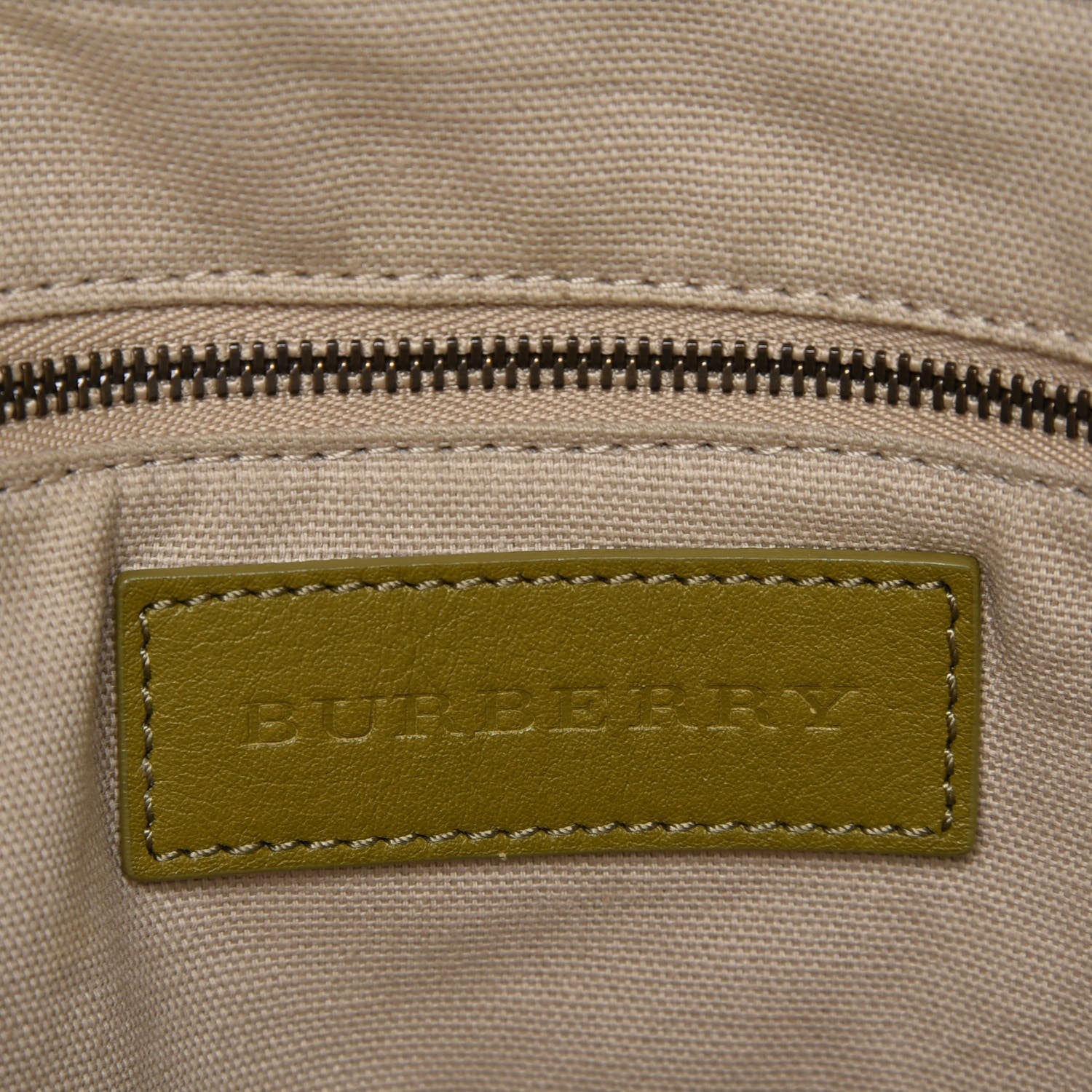 Burberry Nova Check Mega Stud Nickie Tote Green 8 of 12