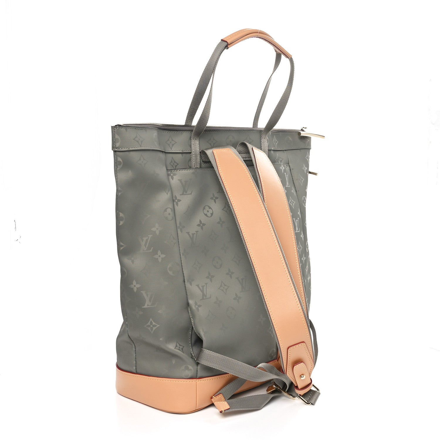Louis Vuitton Monogram Titanium Backpack Tote 4 of 10