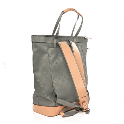 Louis Vuitton Monogram Titanium Backpack Tote 4 of 10