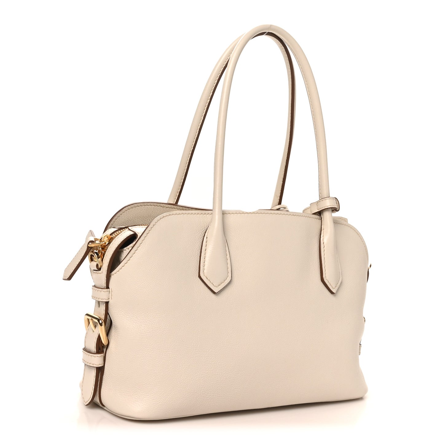 Glace Calfskin Medium Signet Tote Talco