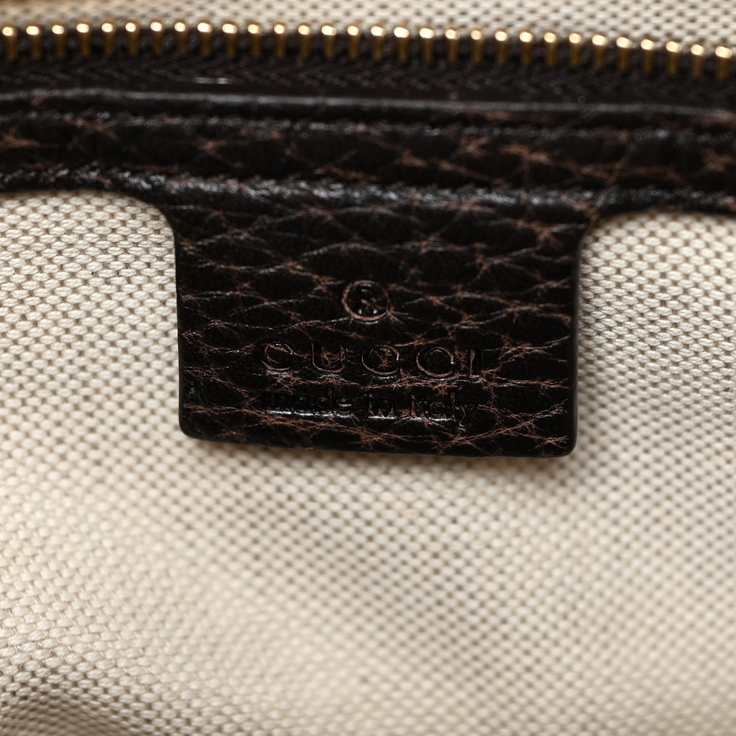 Diamante Medium Cathrine Dome Satchel Dark Brown