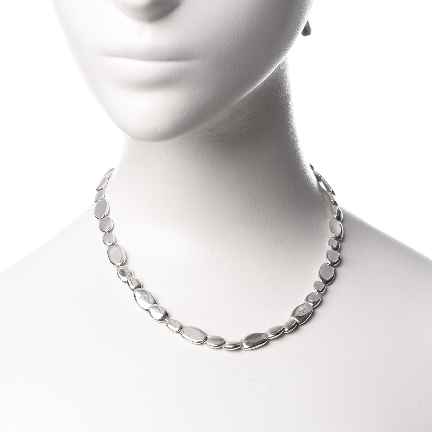 Sterling Silver Pebble Necklace