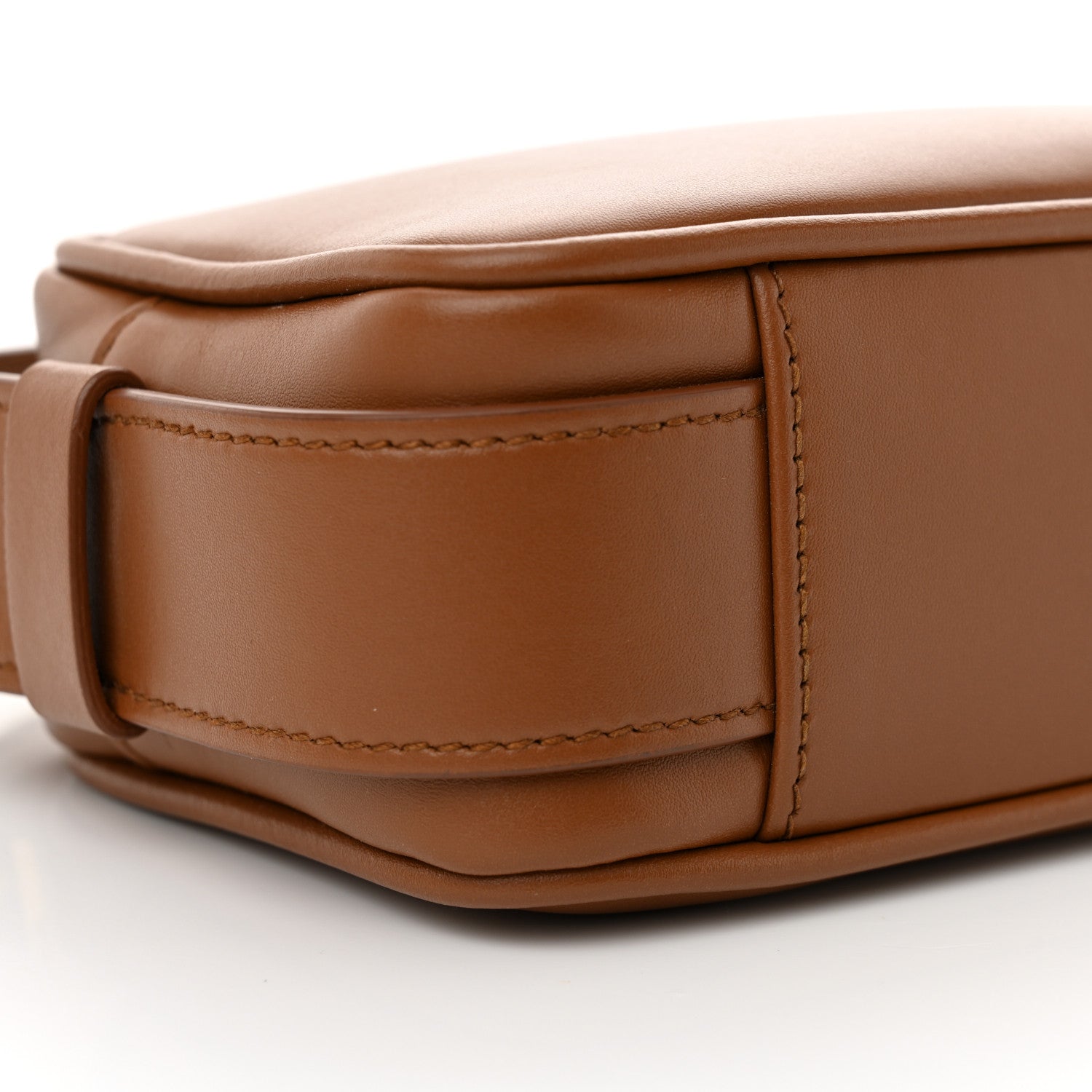 Miu Miu Soft Calf Softy Shoulder Bag Cognac 9 of 10