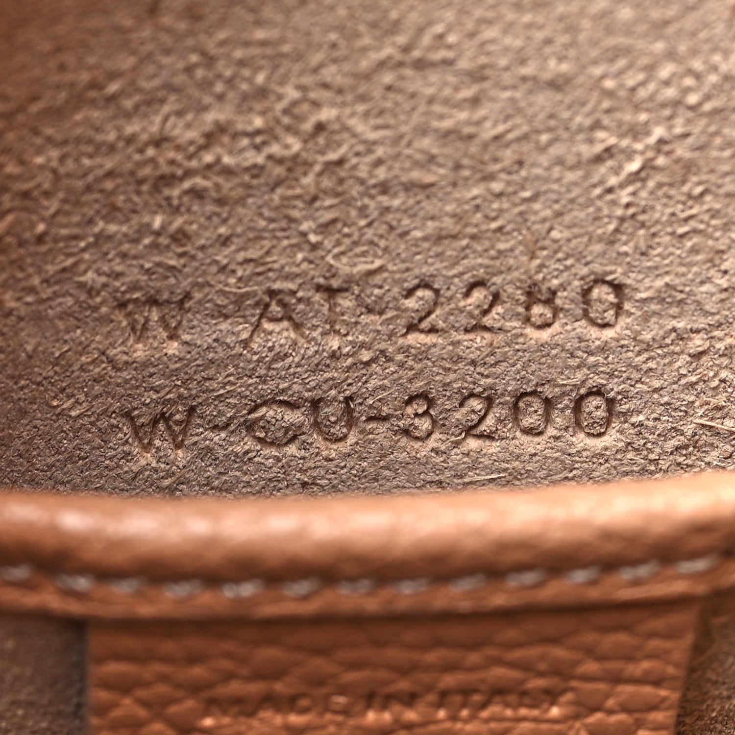Celine Drummed Calfskin Nano Luggage Desert Rose 8 of 11