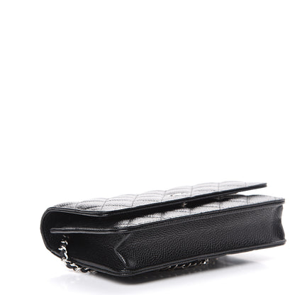 Chanel Caviar Quilted Wallet On Chain WOC Black 3 of 11