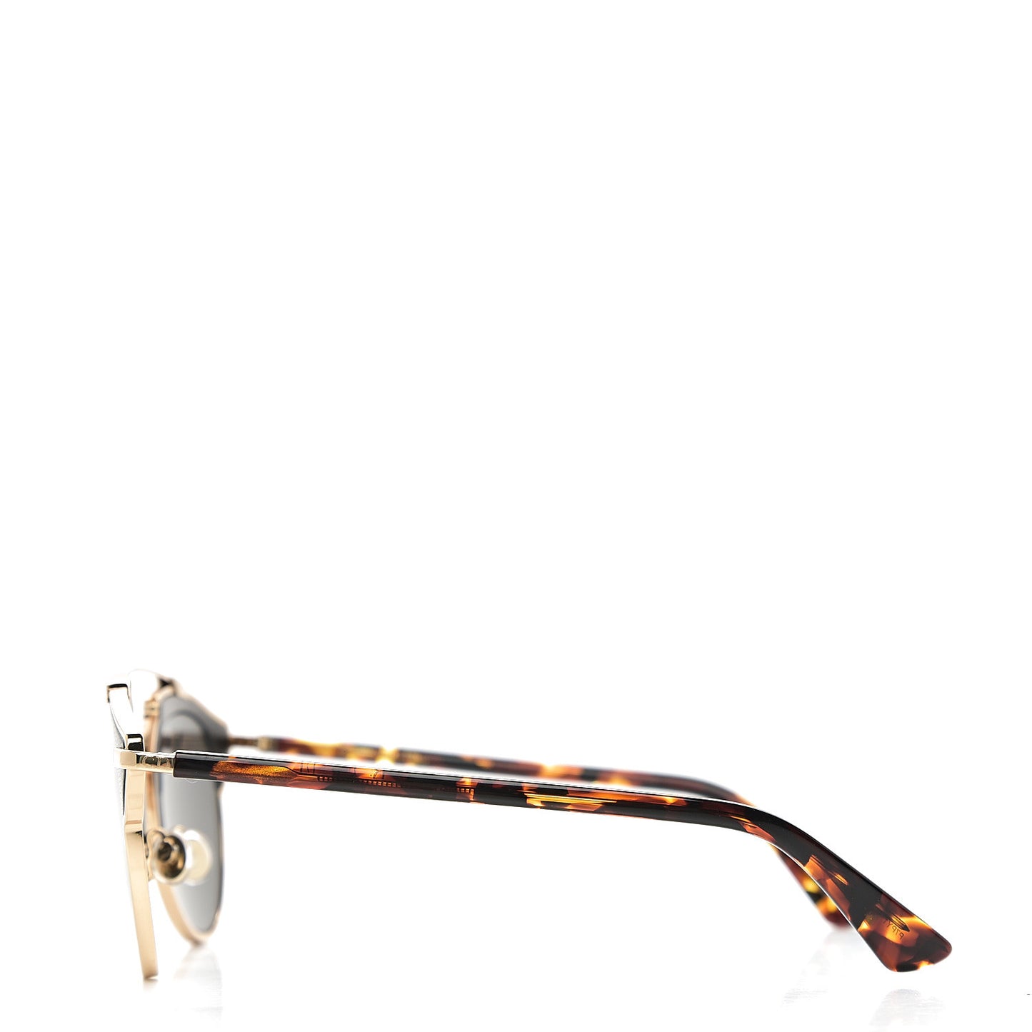 Metal Lambskin So Real Sunglasses Black