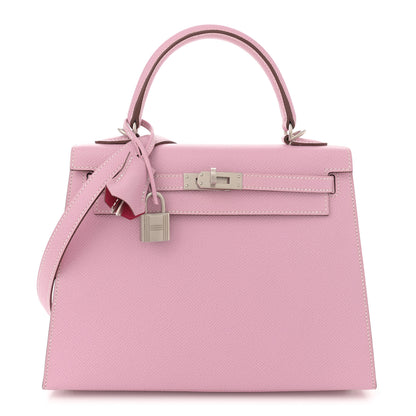 Hermes Epsom Horseshoe Kelly Sellier 25 Mauve Sylvestre Rose Mexico 1 of 11