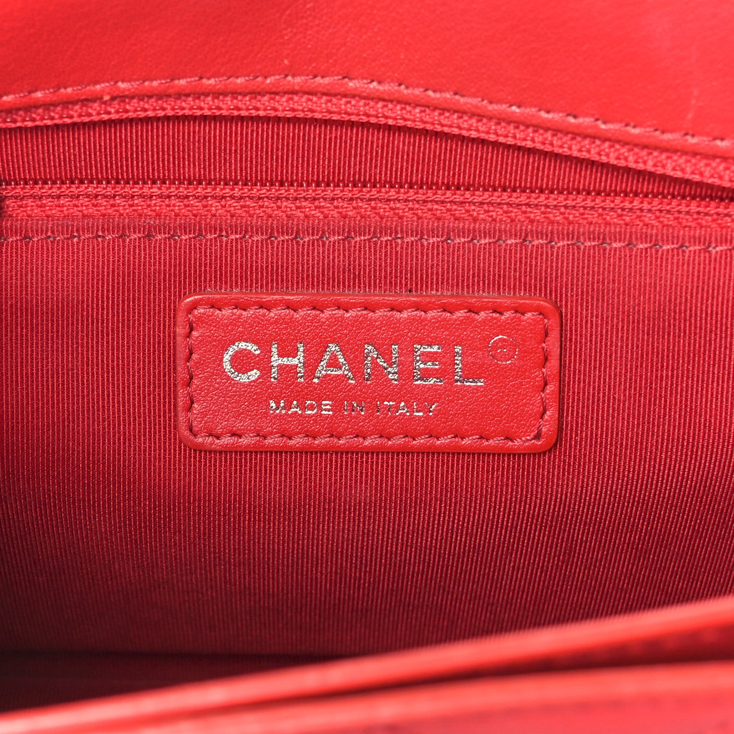Chanel Caviar Quilted Small CC Box Top Flap Red 6 of 11