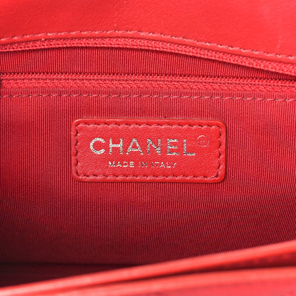 Chanel Caviar Quilted Small CC Box Top Flap Red 6 of 11