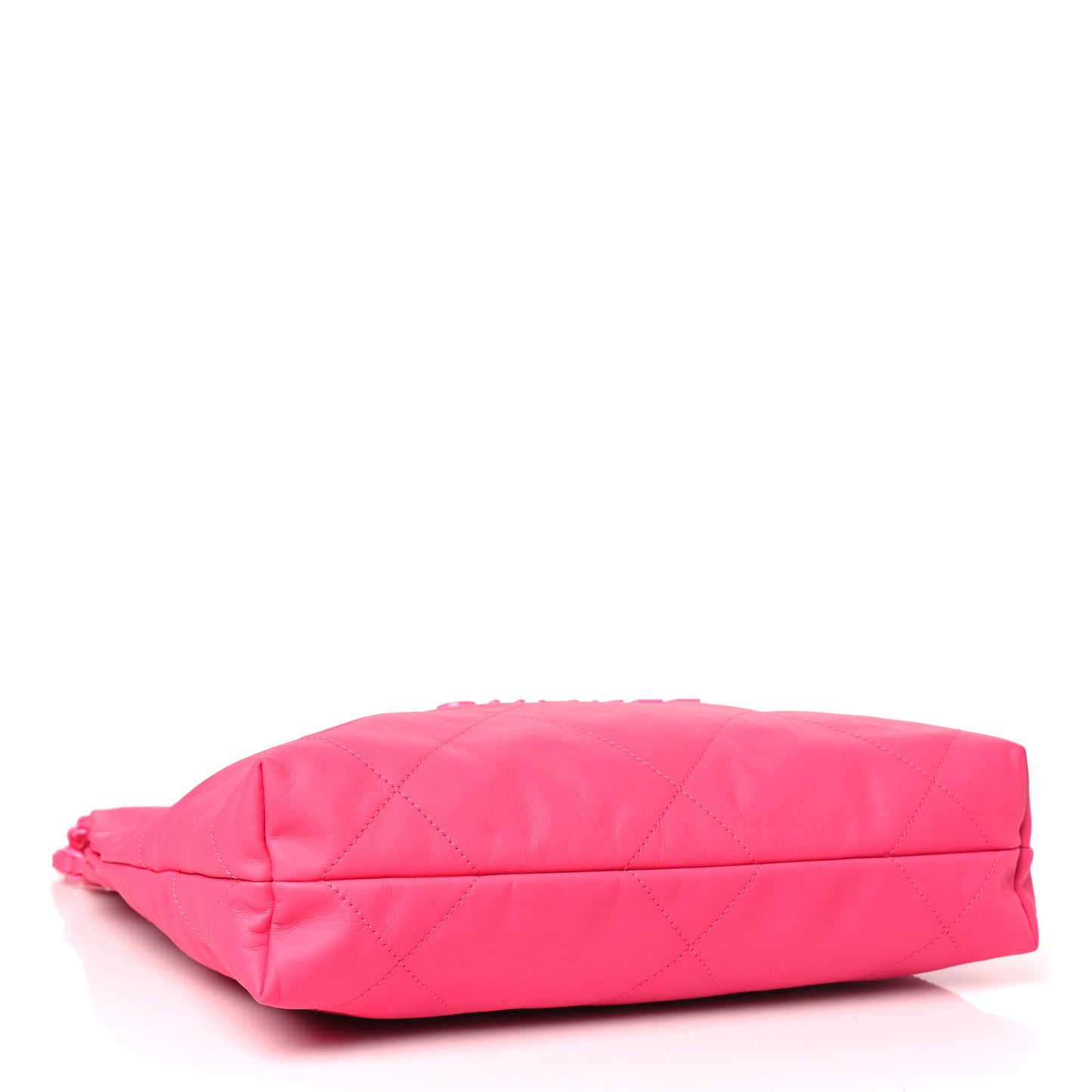 Matte Calfskin Quilted Monochrome Small Chanel 22 Fuchsia