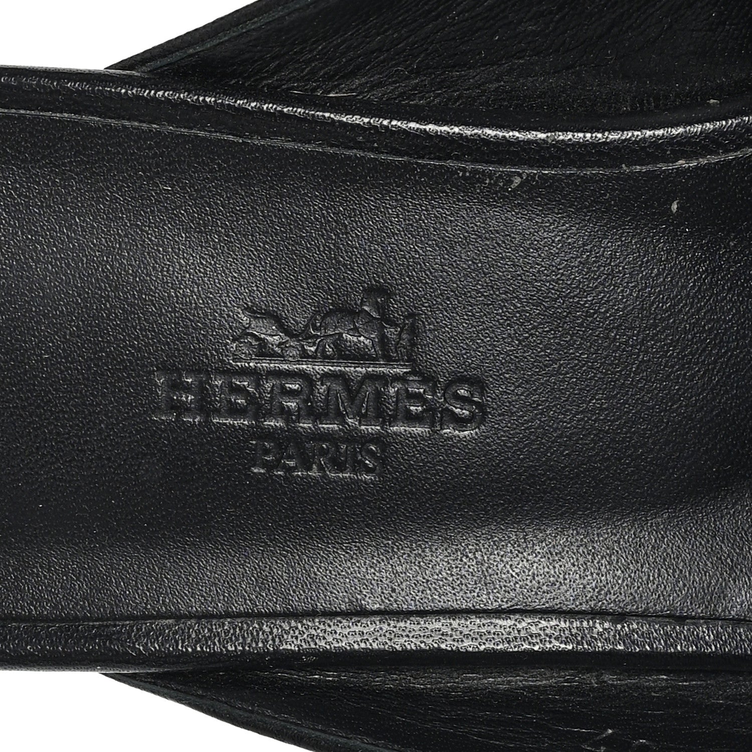 Hermes Goatskin Oz Mules 36 Black 8 of 10