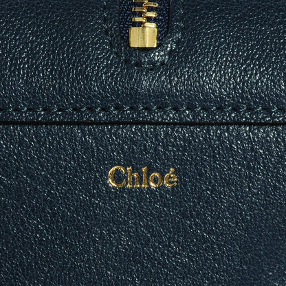 Chloe Leather Ghost Long Zipped Wallet Navy 4 of 8