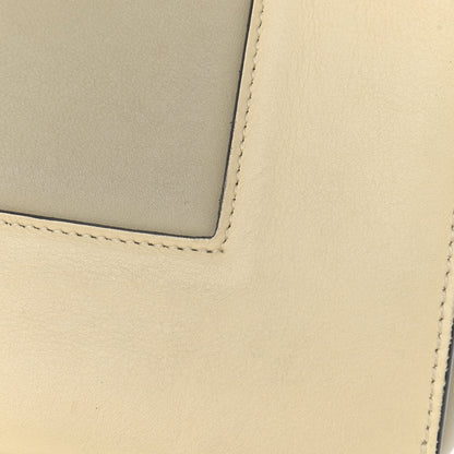 Celine Shiny Smooth Calfskin Medium Frame Shoulder Bag Chalk Mastic 13 of 14