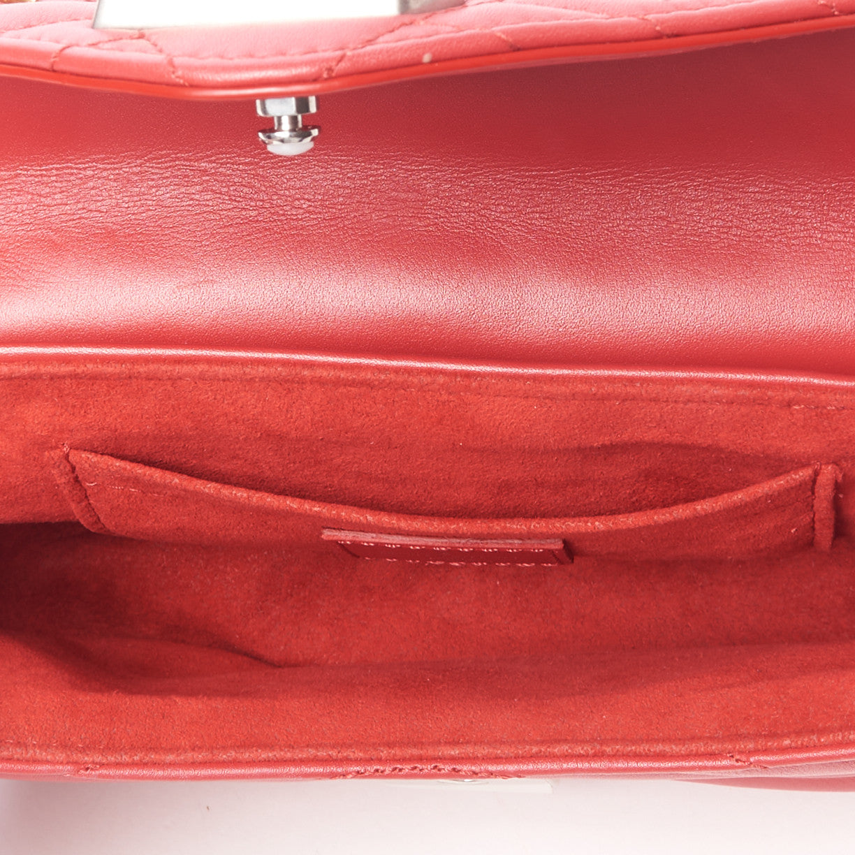 Louis Vuitton Calfskin Love Lock New Wave Chain PM Scarlet 4 of 9