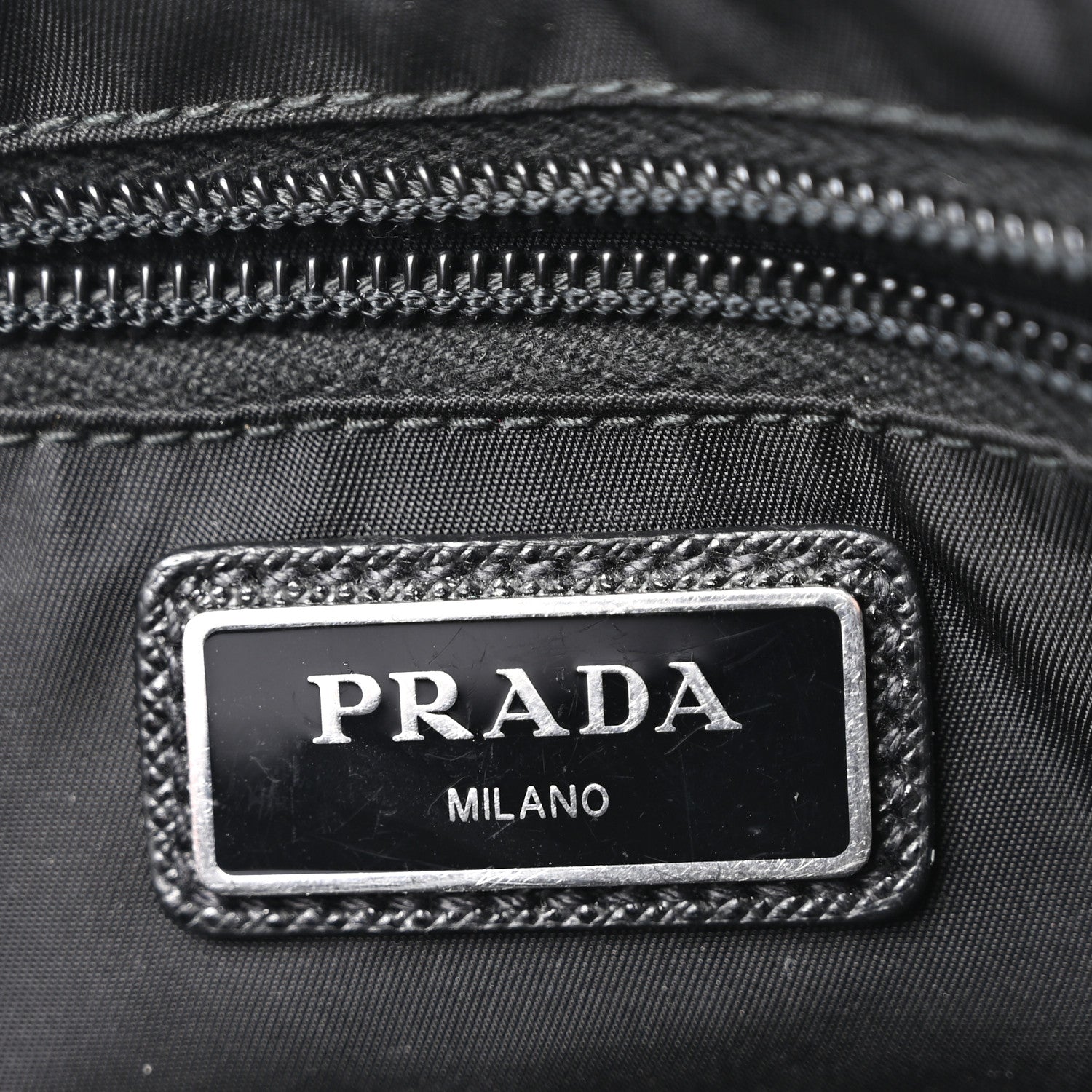 Prada Tessuto Nylon Belt Bag Black 6 of 11
