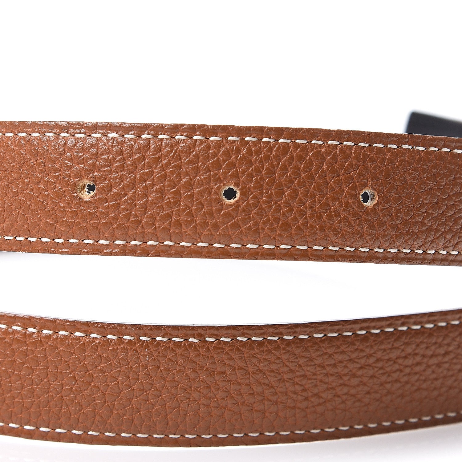 Hermes Box Togo 24mm Mini Constance H Belt 80 Black Gold 4 of 5
