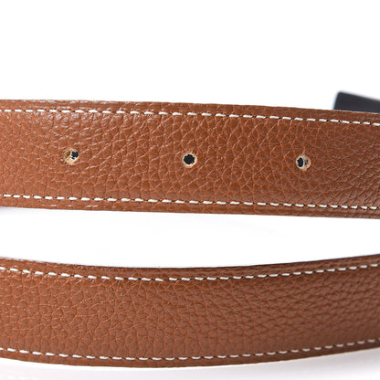 Hermes Box Togo 24mm Mini Constance H Belt 80 Black Gold 4 of 5