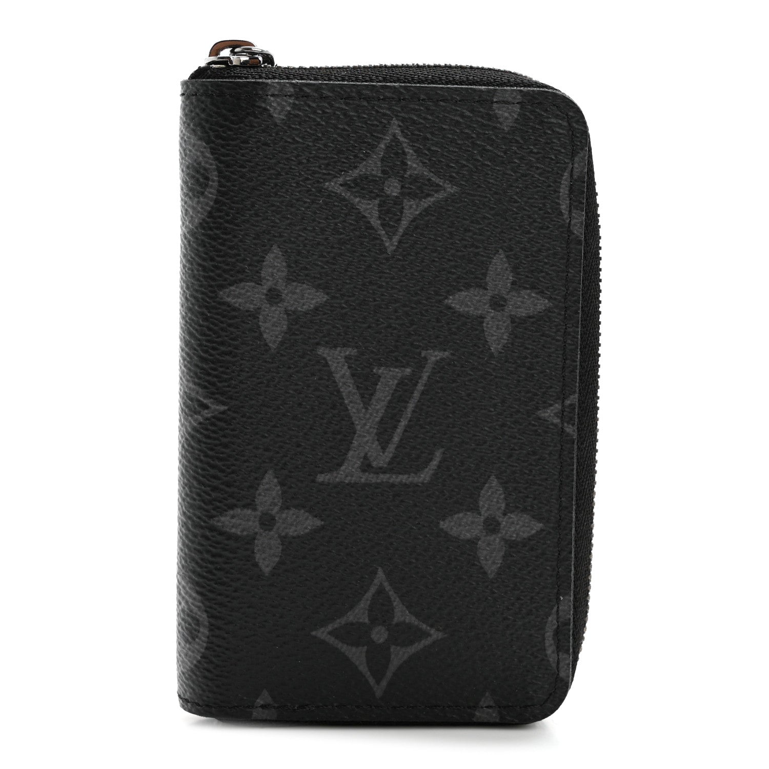 Louis Vuitton Monogram Eclipse Zippy Coin Purse Vertical 1 of 8
