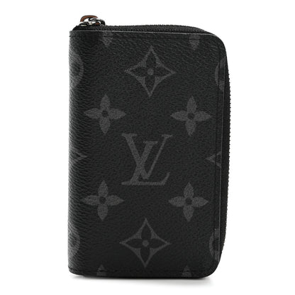 Louis Vuitton Monogram Eclipse Zippy Coin Purse Vertical 1 of 8