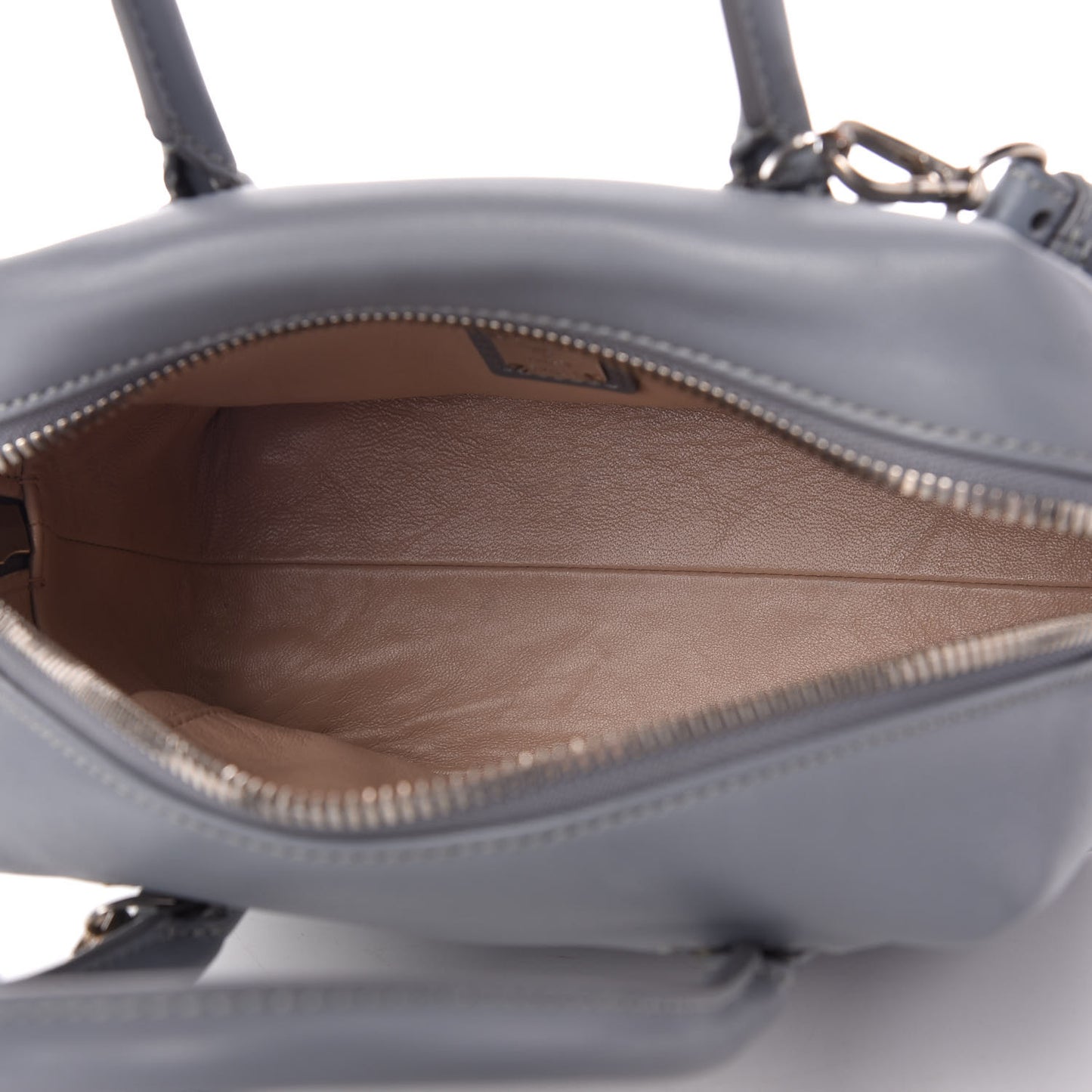 Calfskin Boston Bag Sky Blue