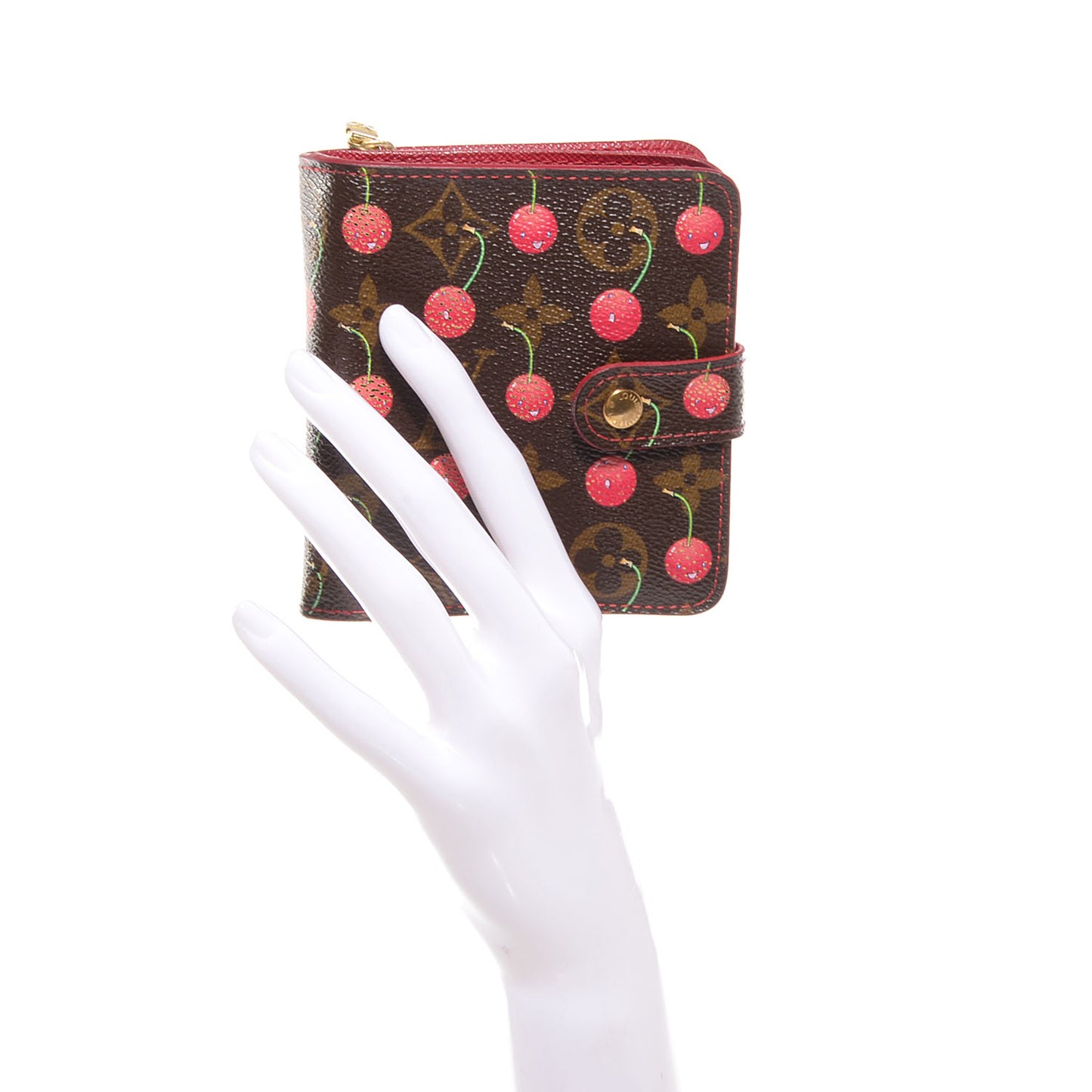 Monogram Cerises Compact Zippe Wallet