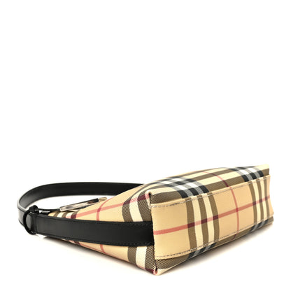 Burberry Vintage Check Shoulder Bag Black 4 of 10