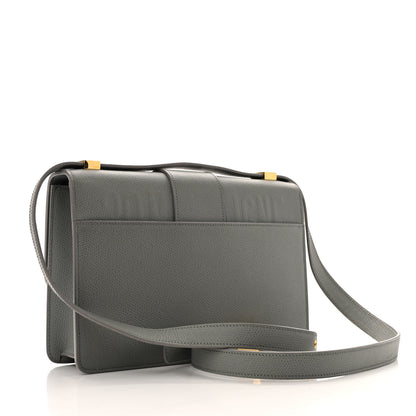 Christian Dior Grained Calfskin 30 Montaigne Flap Bag Grey 3 of 12