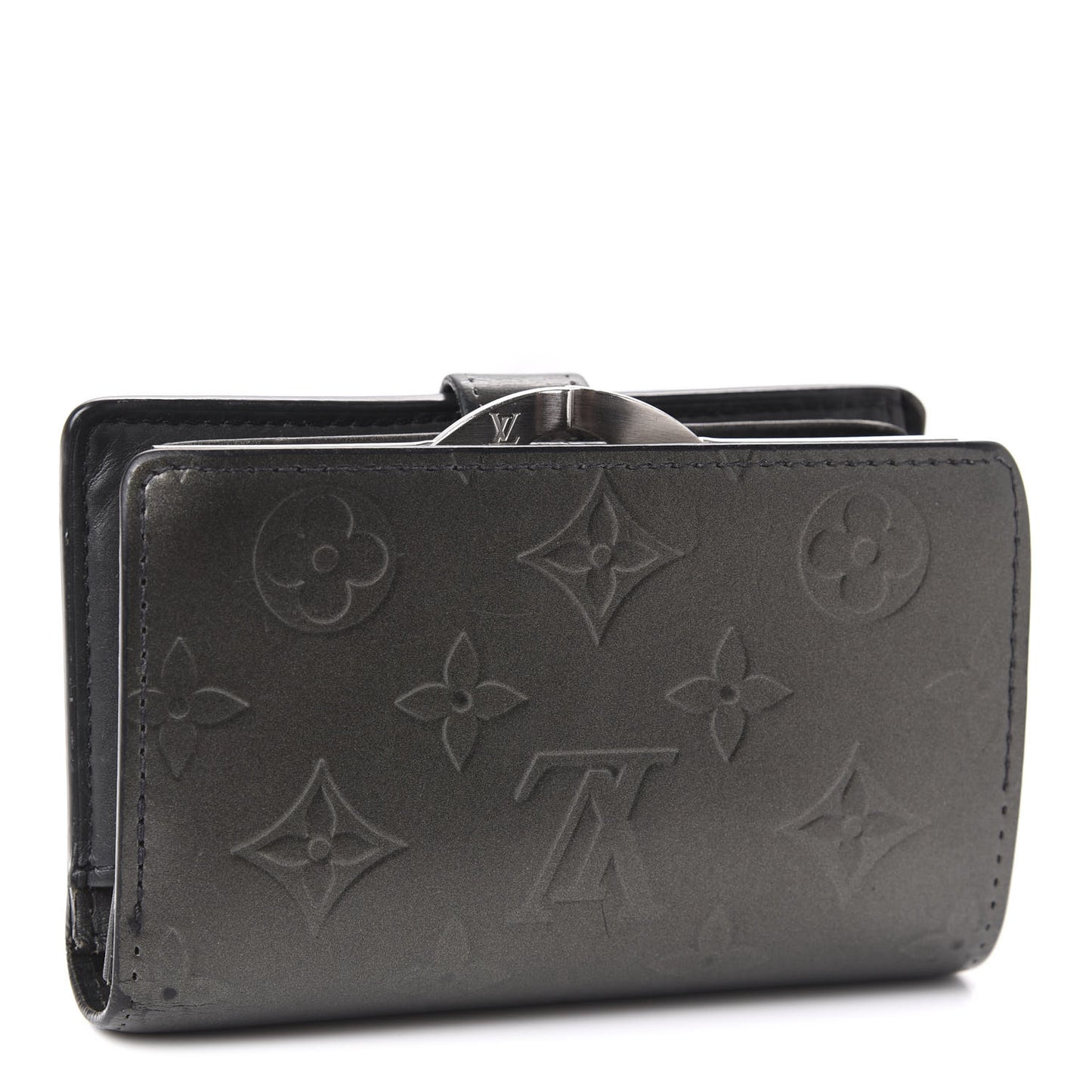 Mat Monogram French Purse Wallet Gris