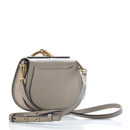 Chloe Calfskin Suede Small Nile Bracelet Bag Motty Grey 3 of 9