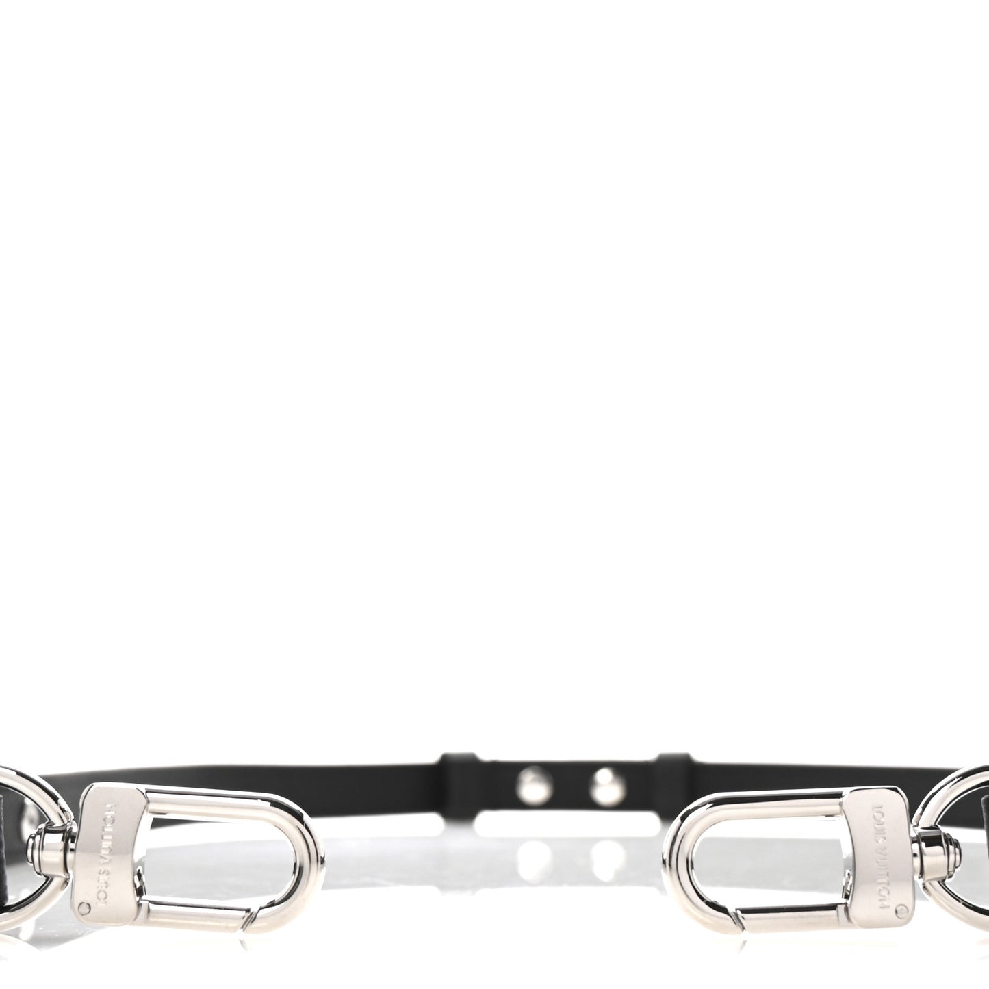 Calfskin Buci Shoulder Strap Black