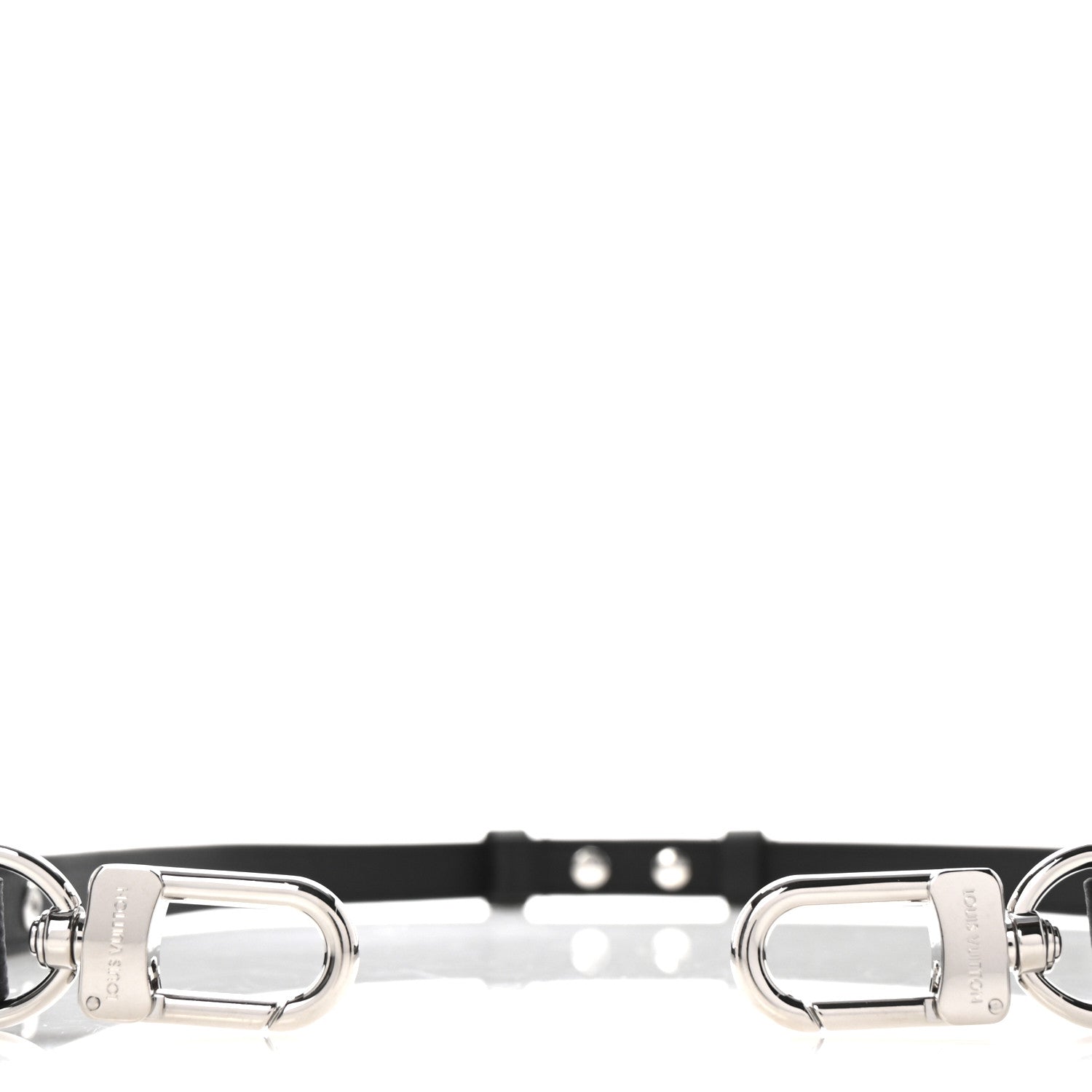 Louis Vuitton Calfskin Buci Shoulder Strap Black 3 of 4