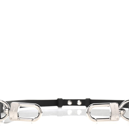 Louis Vuitton Calfskin Buci Shoulder Strap Black 3 of 4