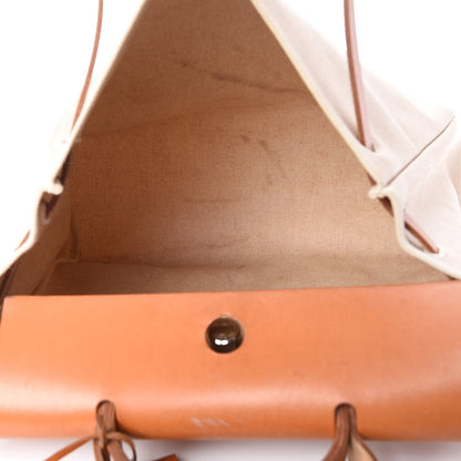 Hermes Toile Vache Calfskin Herbag 39 MM Natural 6 of 37