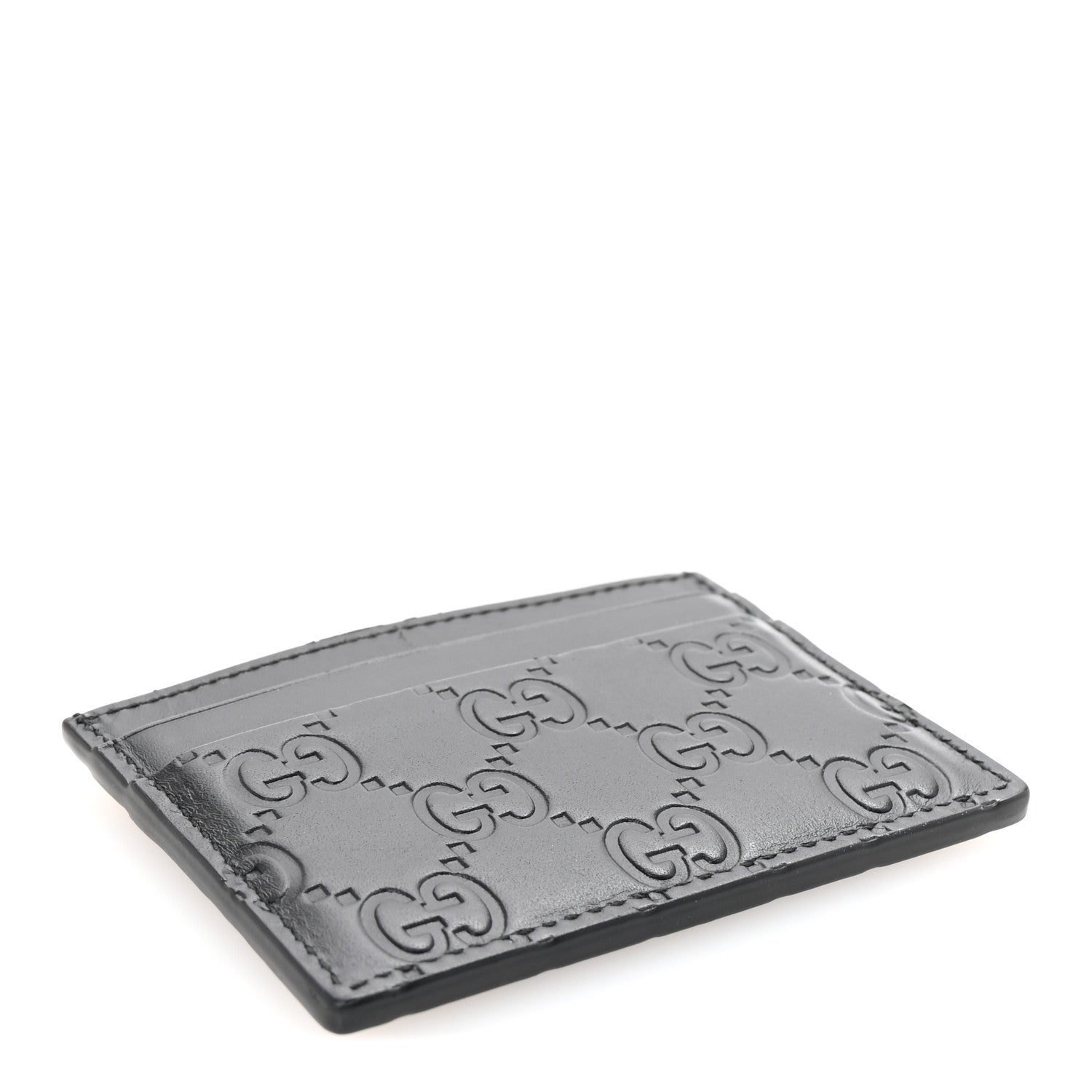 Gucci Guccissima Card Holder Black 4 of 7