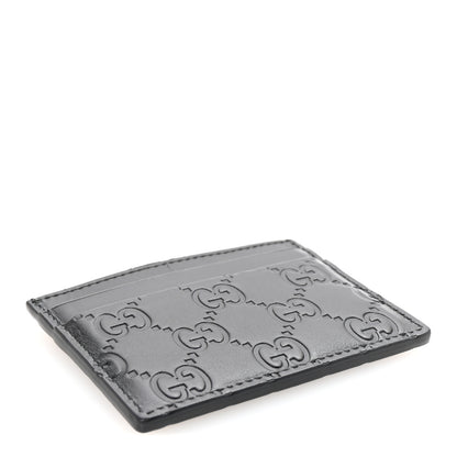 Gucci Guccissima Card Holder Black 4 of 7