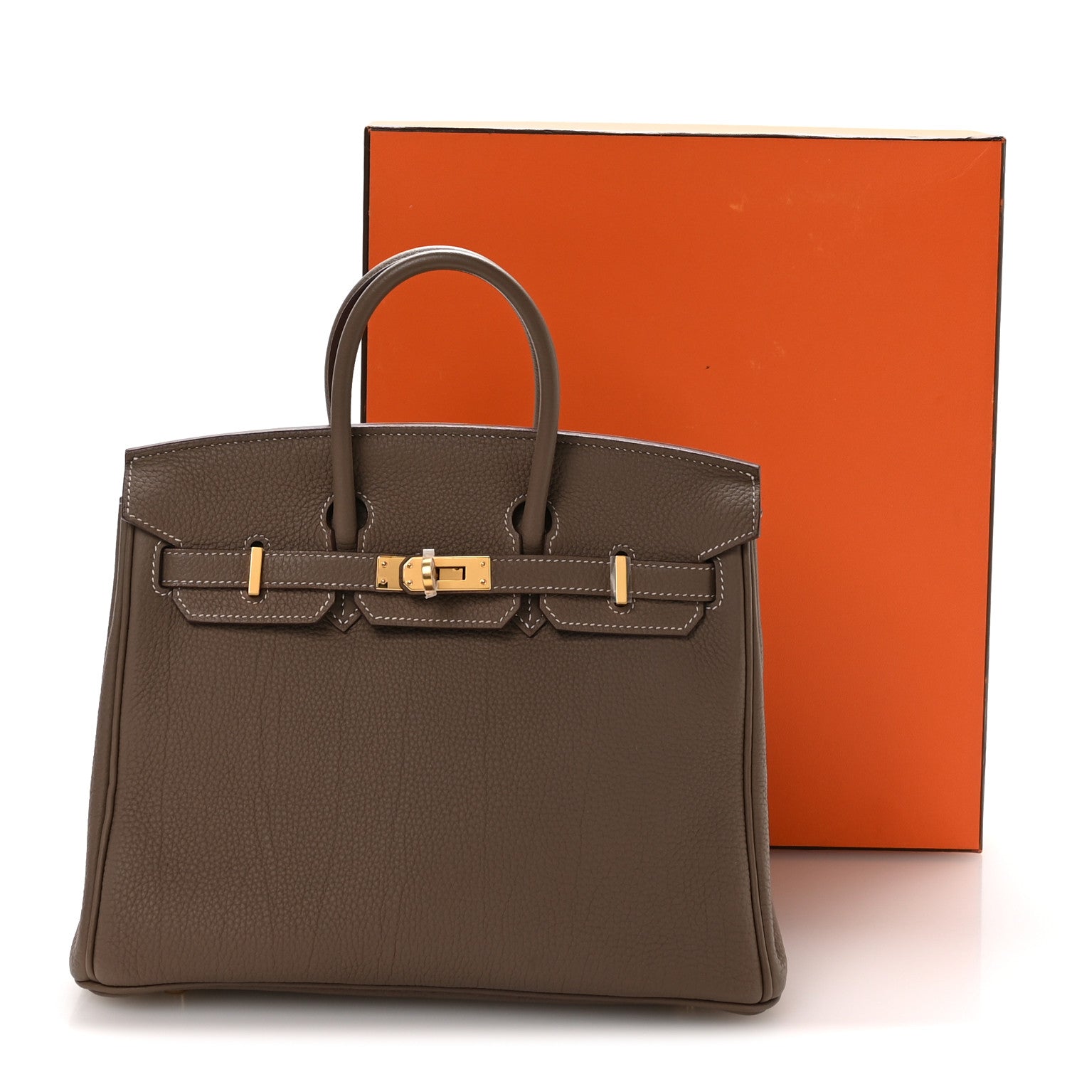 Hermes Togo Birkin 25 Etoupe 11 of 11