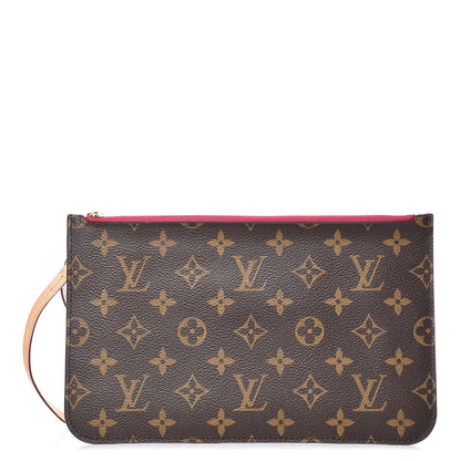 Louis Vuitton Monogram Neverfull MM GM Pochette Pivoine 1 of 9