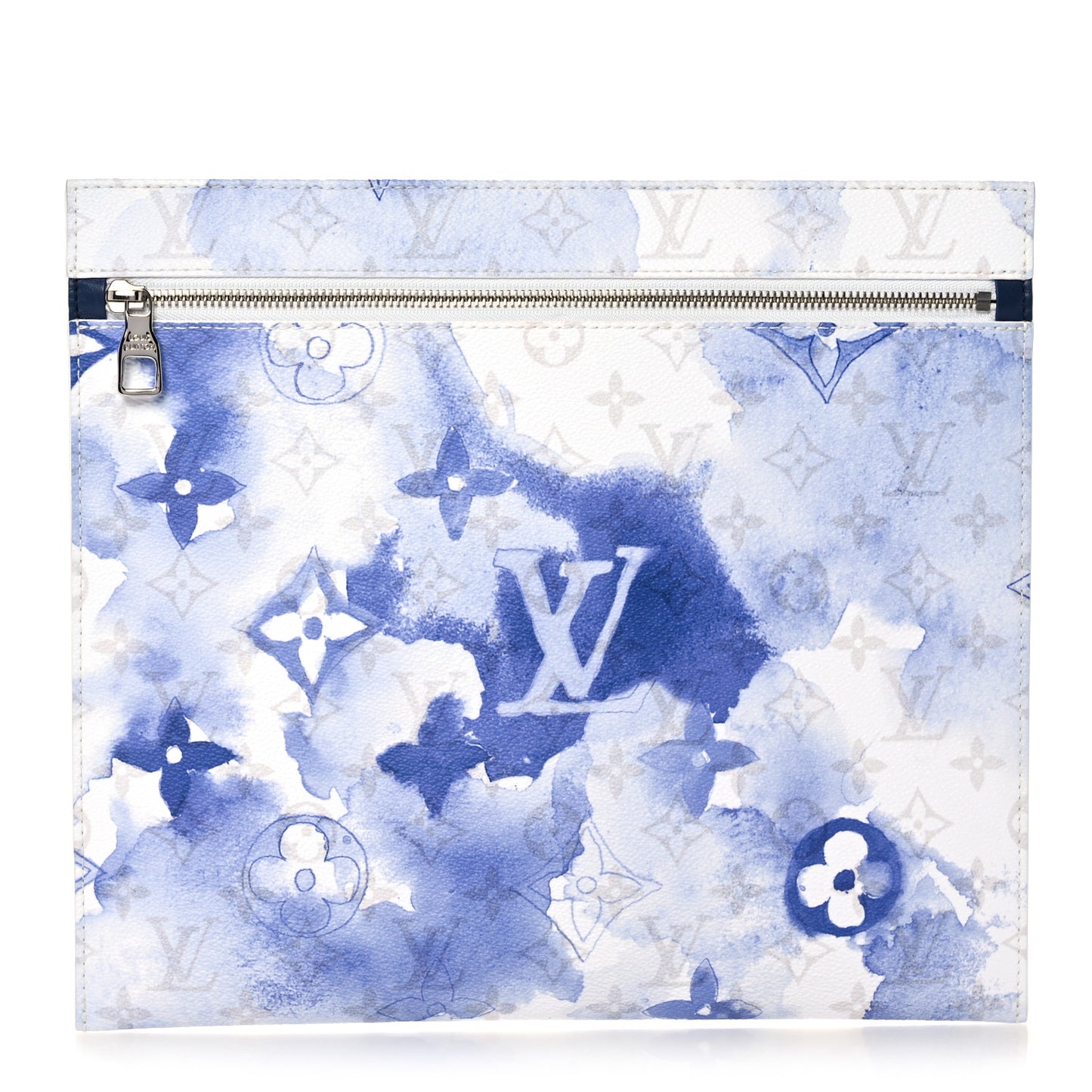 Monogram Watercolor New Tote Pochette Blue