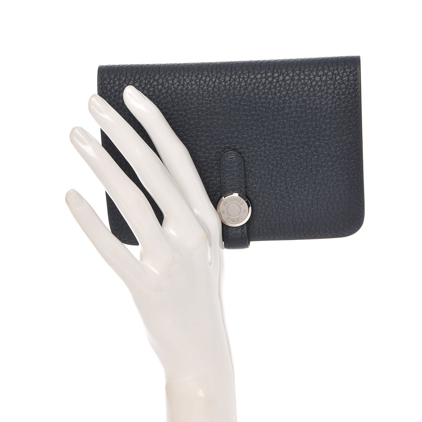 Togo Dogon Compact Wallet Bleu Nuit
