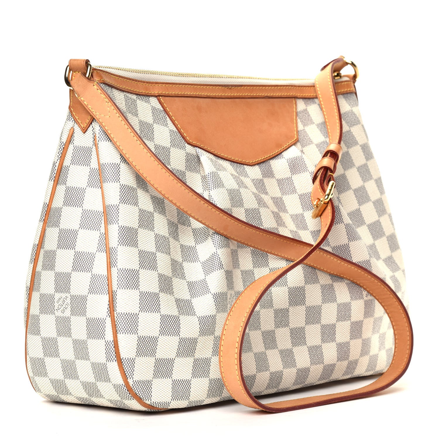 Louis Vuitton Damier Azur Siracusa MM 2 of 6
