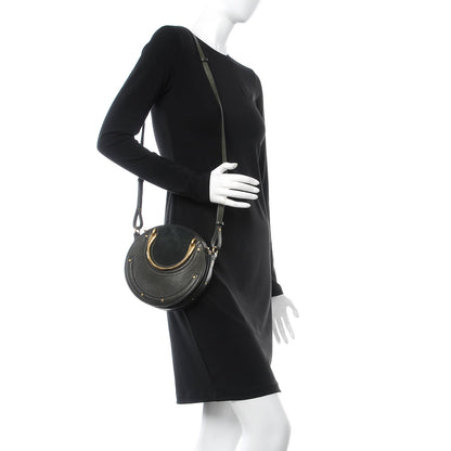 Chloe Calfskin Suede Small Pixie Bag Intense Green 2 of 5