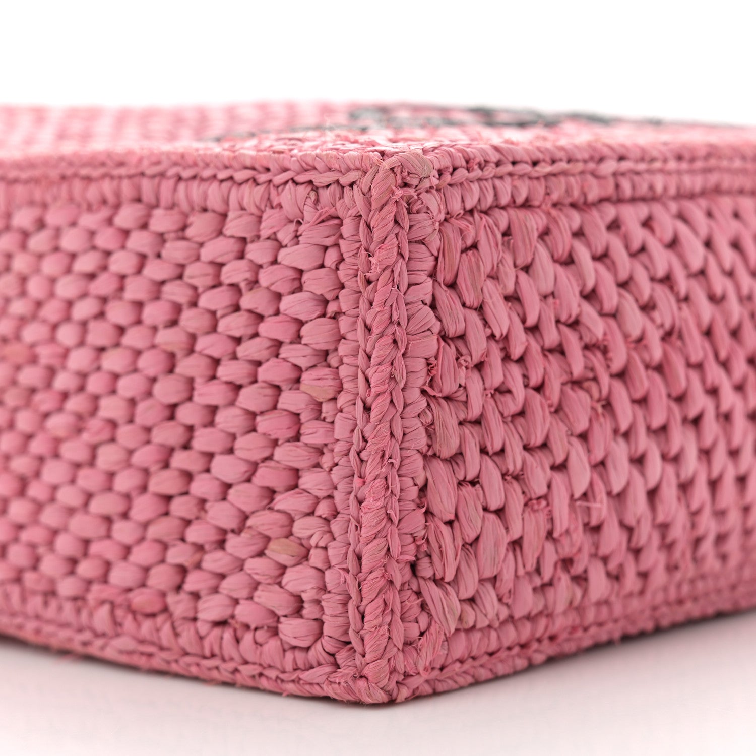 Loewe X PAULA'S IBIZA Raffia Font Tote Sunset Pink 9 of 10