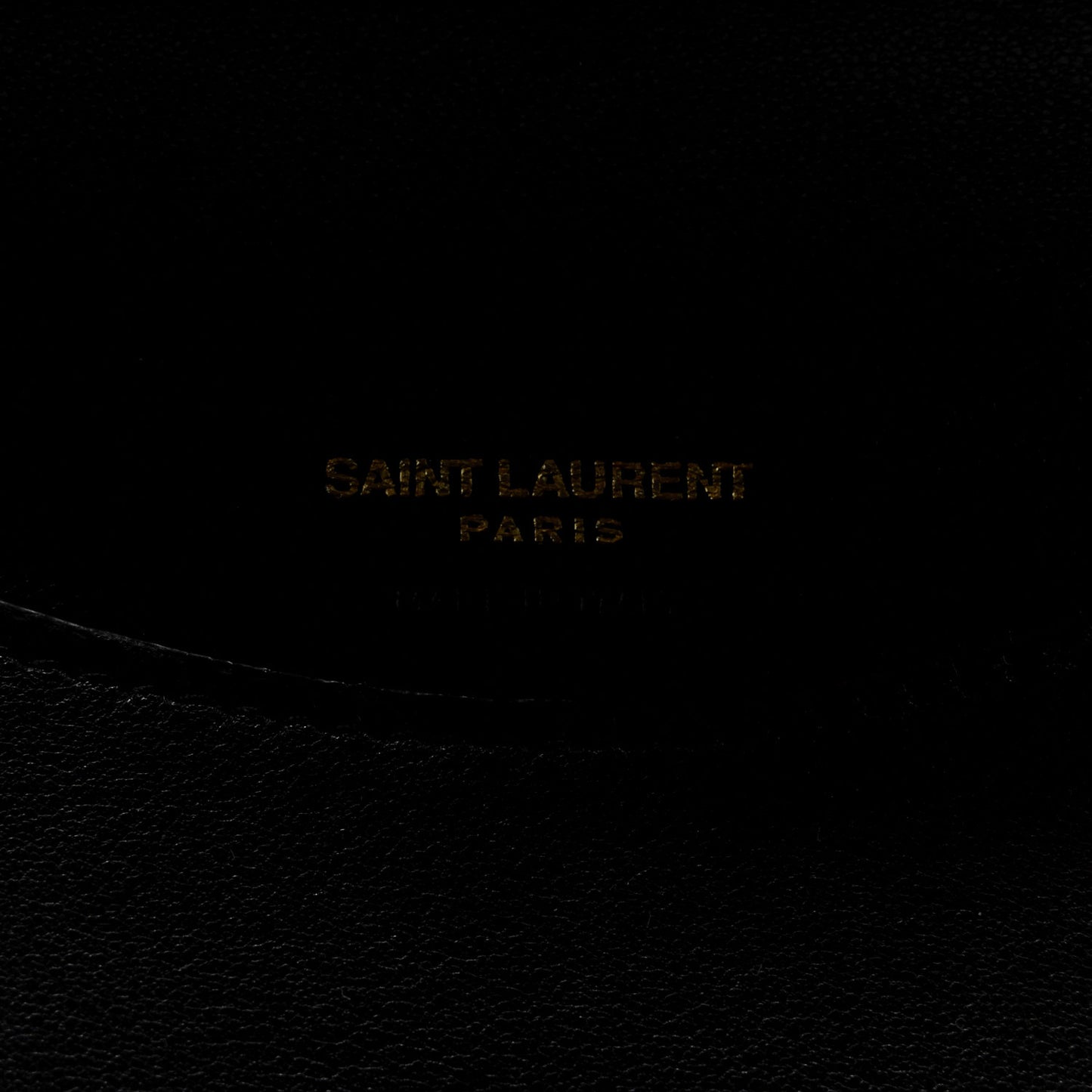 Lambskin Chevron Quilted Large Loulou Black