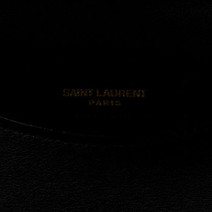 Saint Laurent Lambskin Chevron Quilted Large Loulou Black 10 of 13