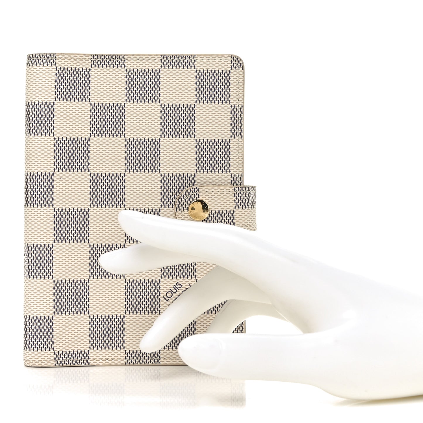 Damier Azur Small Ring Agenda Cover