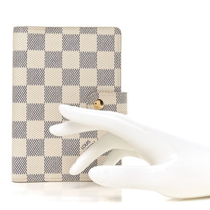 Louis Vuitton Damier Azur Small Ring Agenda Cover 2 of 6