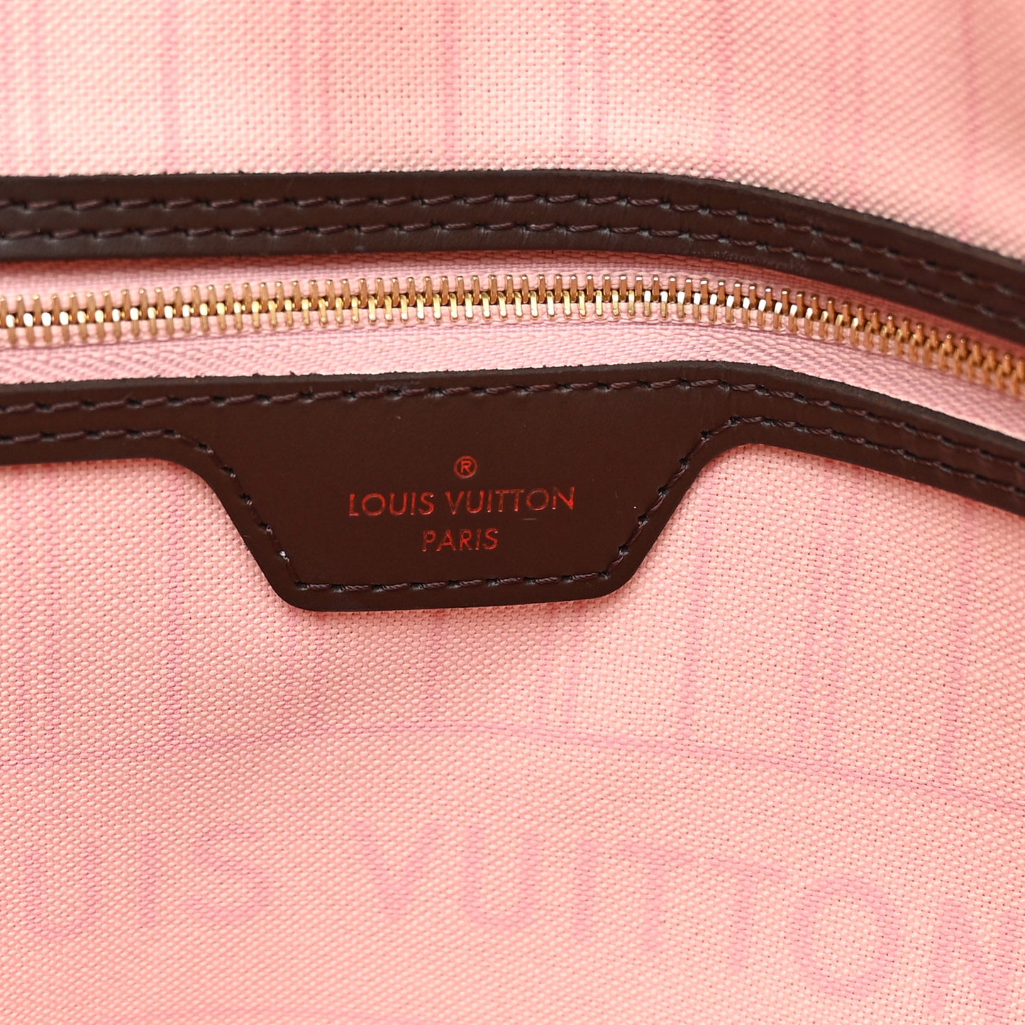 Damier Ebene Neo Neverfull MM Rose Ballerine
