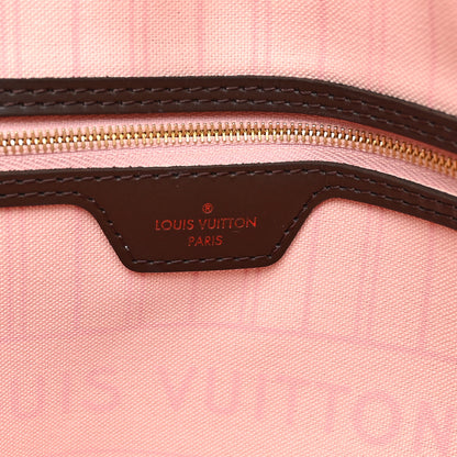 Louis Vuitton Damier Ebene Neo Neverfull MM Rose Ballerine 6 of 10
